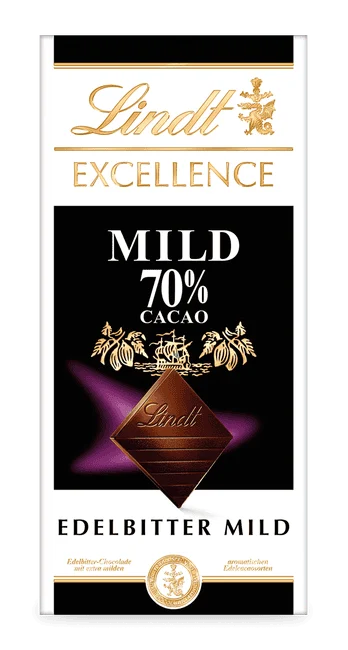 LINDT Excellence 70% Mild – Produktabbildung